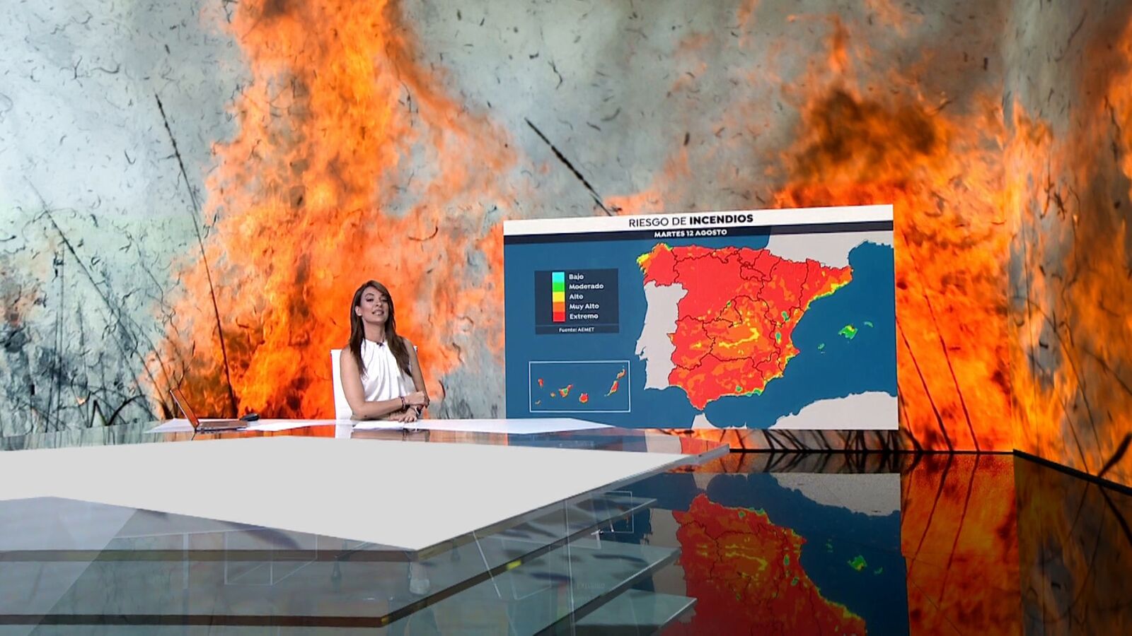 MAPA: Los seis incendios activos en España, con casi 10.000 hectáreas quemadas y miles de desalojados