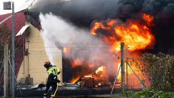 incendio en la localidad de Cubo de Benavente, Zamora incendio en la localidad de Cubo de Benavente, Zamora