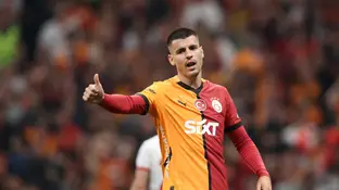 Álvaro Morata con la camiseta del Galatasaray Álvaro Morata con la camiseta del Galatasaray