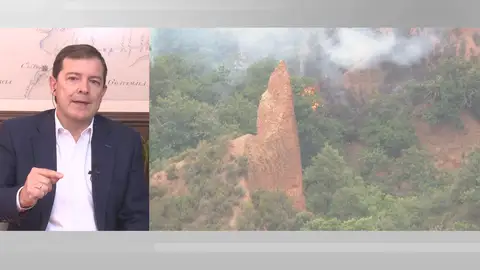 Mañueco se pronuncia sobre los incendios Mañueco se pronuncia sobre los incendios