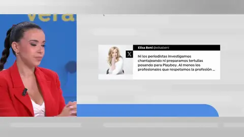 Sarah Santaolalla responde a Elisa Beni: “quieren hacer de mí el copito de nieve del medio, pero yo no me voy a prestar” Sarah Santaolalla responde a Elisa Beni: “quieren hacer de mí el copito de nieve del medio, pero yo no me voy a prestar”
