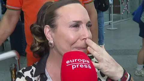 Benita, muy emocionada Benita, muy emocionada