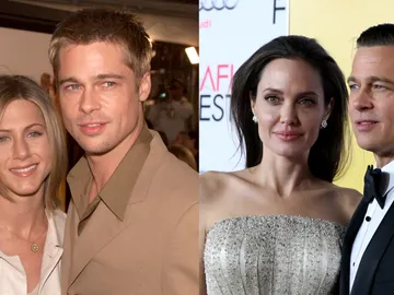 Jennifer Aniston, Brad Pitt y Angelina Jolie Jennifer Aniston, Brad Pitt y Angelina Jolie