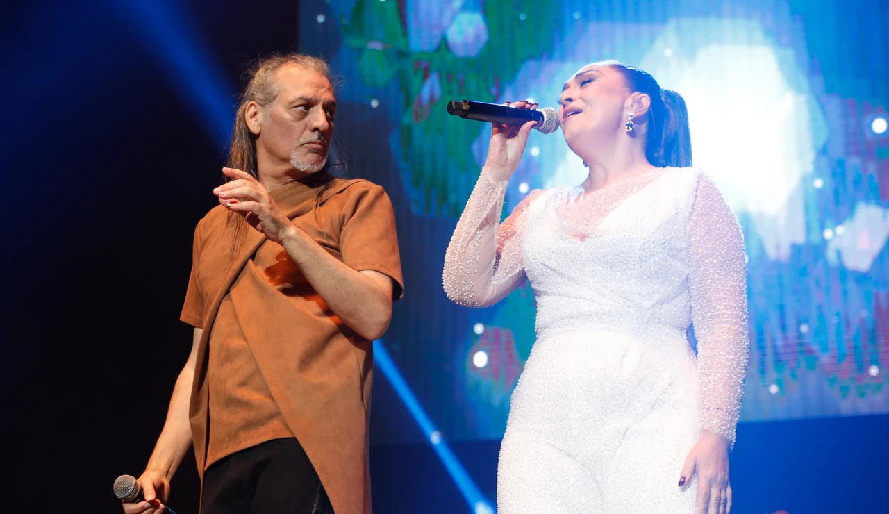 El grupo Camela, en un concierto en 2023