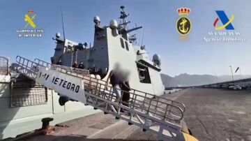 Encuentran tres toneladas de cocaína en un remolcador al oeste de Canarias