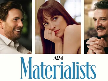 Chris Evans, Dakota Johnson y Pedro Pascal en Materialistas Chris Evans, Dakota Johnson y Pedro Pascal en Materialistas