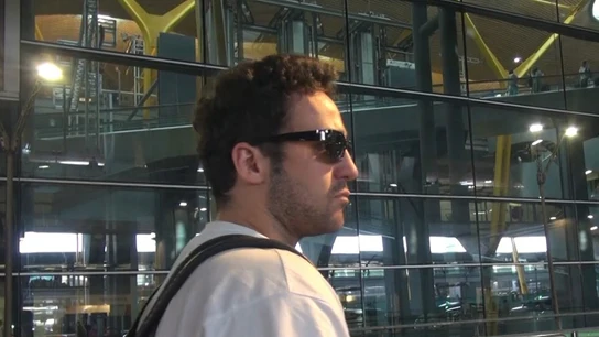 Froilán, en el aeropuerto de Madrid Froilán, en el aeropuerto de Madrid