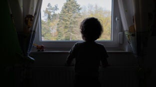 Un ni&ntilde;o solo en casa