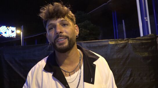 &Aacute;lvaro Garc&iacute;a, tras ofrecer un concierto en Legan&eacute;s