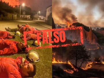 Las imágenes falsas generadas con IA que circulan sobre los incendios en España