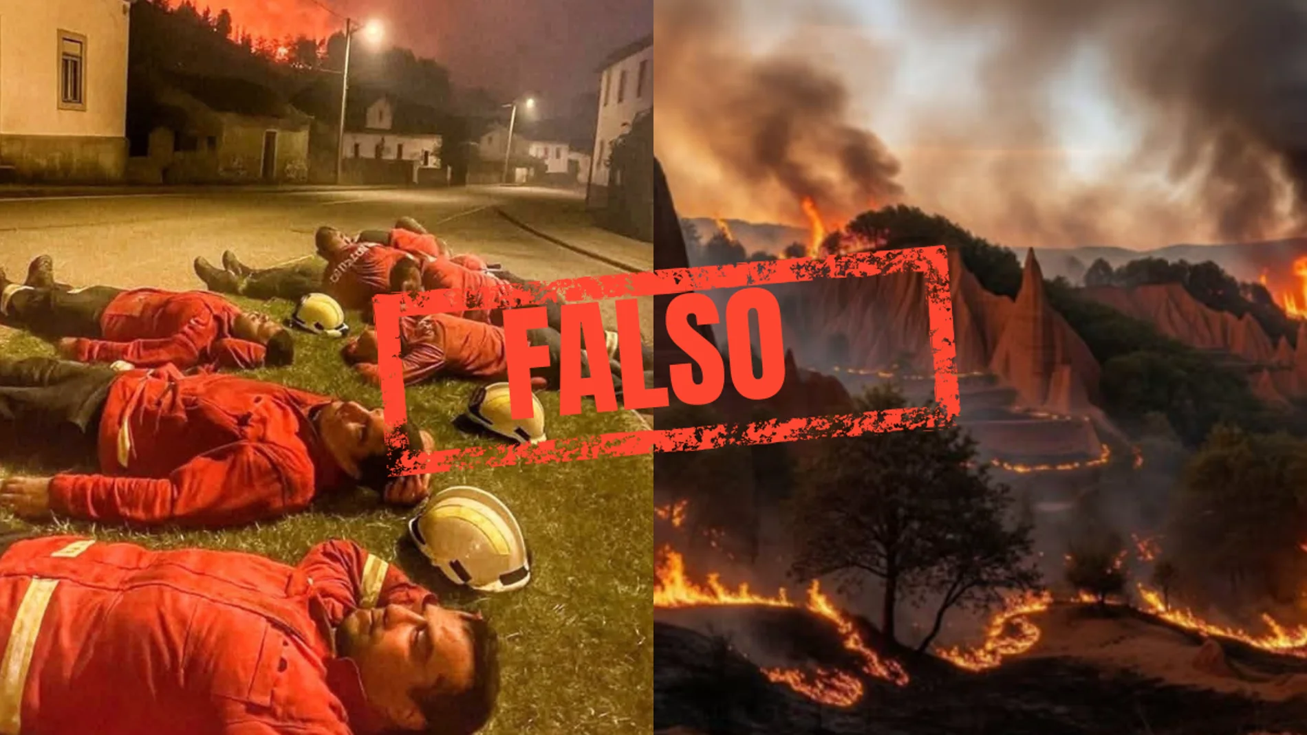 Las imágenes falsas generadas con IA que circulan sobre los incendios en España Las imágenes falsas generadas con IA que circulan sobre los incendios en España