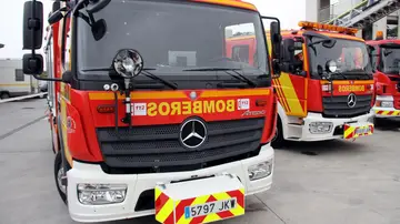 Imagen de archivo de un camión de Bomberos de Granada. Imagen de archivo de un camión de Bomberos de Granada.