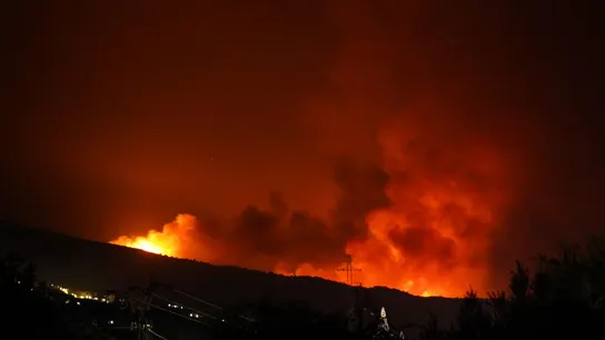 Incendio en Jarilla. Incendio en Jarilla.