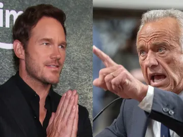 Chris Pratt y Robert F. Kennedy Jr. Chris Pratt y Robert F. Kennedy Jr.