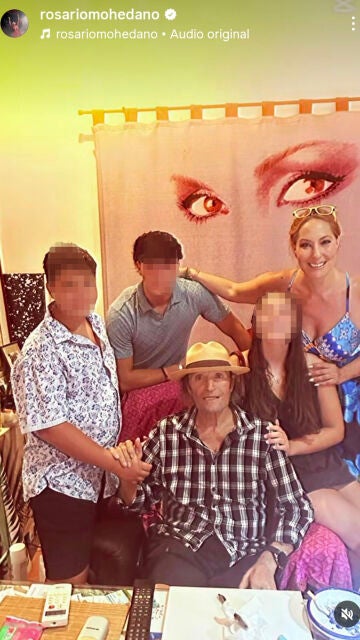 La imagen familiar que ha publicado Rosario Mohedano