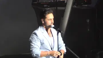 David Bustamante, en su último concierto David Bustamante, en su último concierto