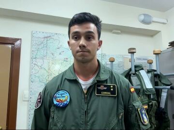Rubén Corral, teniente del 43 Grupo Ejército del Aire
