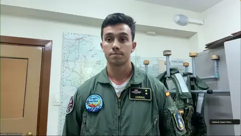 Rubén Corral, teniente del 43 Grupo Ejército del Aire Rubén Corral, teniente del 43 Grupo Ejército del Aire