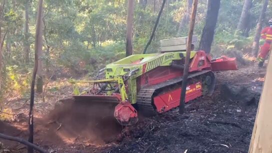 dron terrestre para incendios