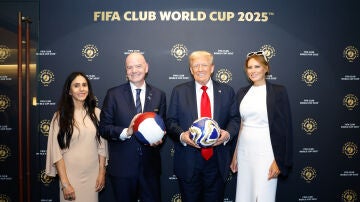 Infantino y Trump