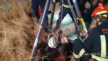 Rescatada de un pozo Rescatada de un pozo