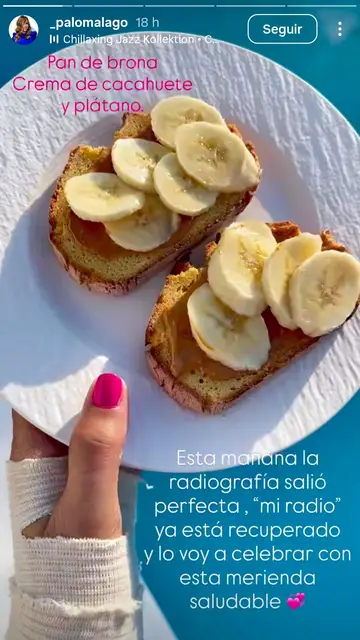 Historia de Paloma Lago, merienda saludable Historia de Paloma Lago, merienda saludable