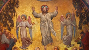 Un fresco de Jesucristo