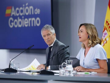 El ministro del Interior, Fernando Grande-Marlaska, y la ministra para la Transición Ecológica, Sara Aagesen