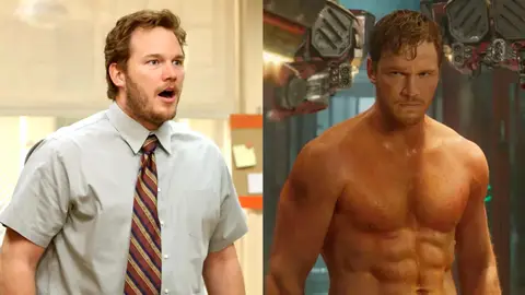 Chris Pratt en Parks and Recreations y Guardianes de la Galaxia Chris Pratt en Parks and Recreations y Guardianes de la Galaxia