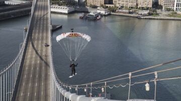 El salto de película desde más de 1.500 metros