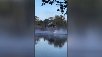 Accidente helicóptero en Francia