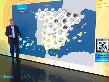 Previsión para el miércoles 27 de agosto