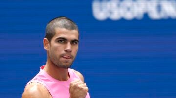 Carlos Alcaraz en el US Open ante Darderi