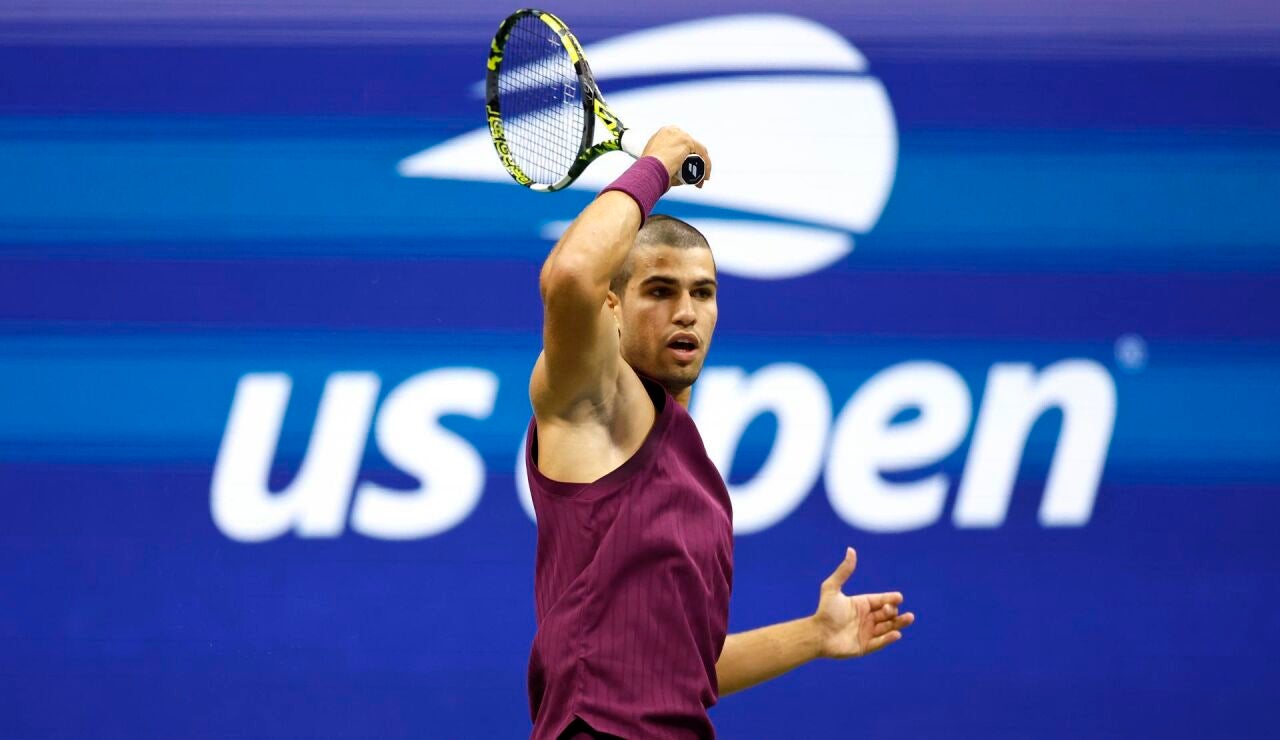 Carlos Alcaraz en el US Open