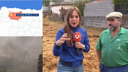 La reacci&oacute;n de un ganadero que vio arder su finca por un incendio provocado por un joven: &ldquo;Siento impotencia&rdquo;