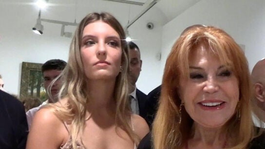 La Baronesa Thyssen y su hija Carmen