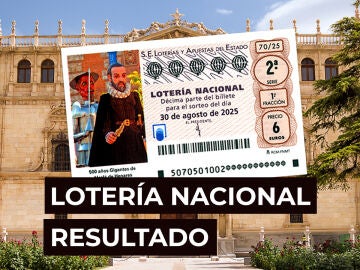 Sorteo Lotería Nacional: Comprobar décimo de hoy sábado 30 de agosto, en directo