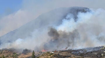 Imagen de uno de los incendios de este 2025