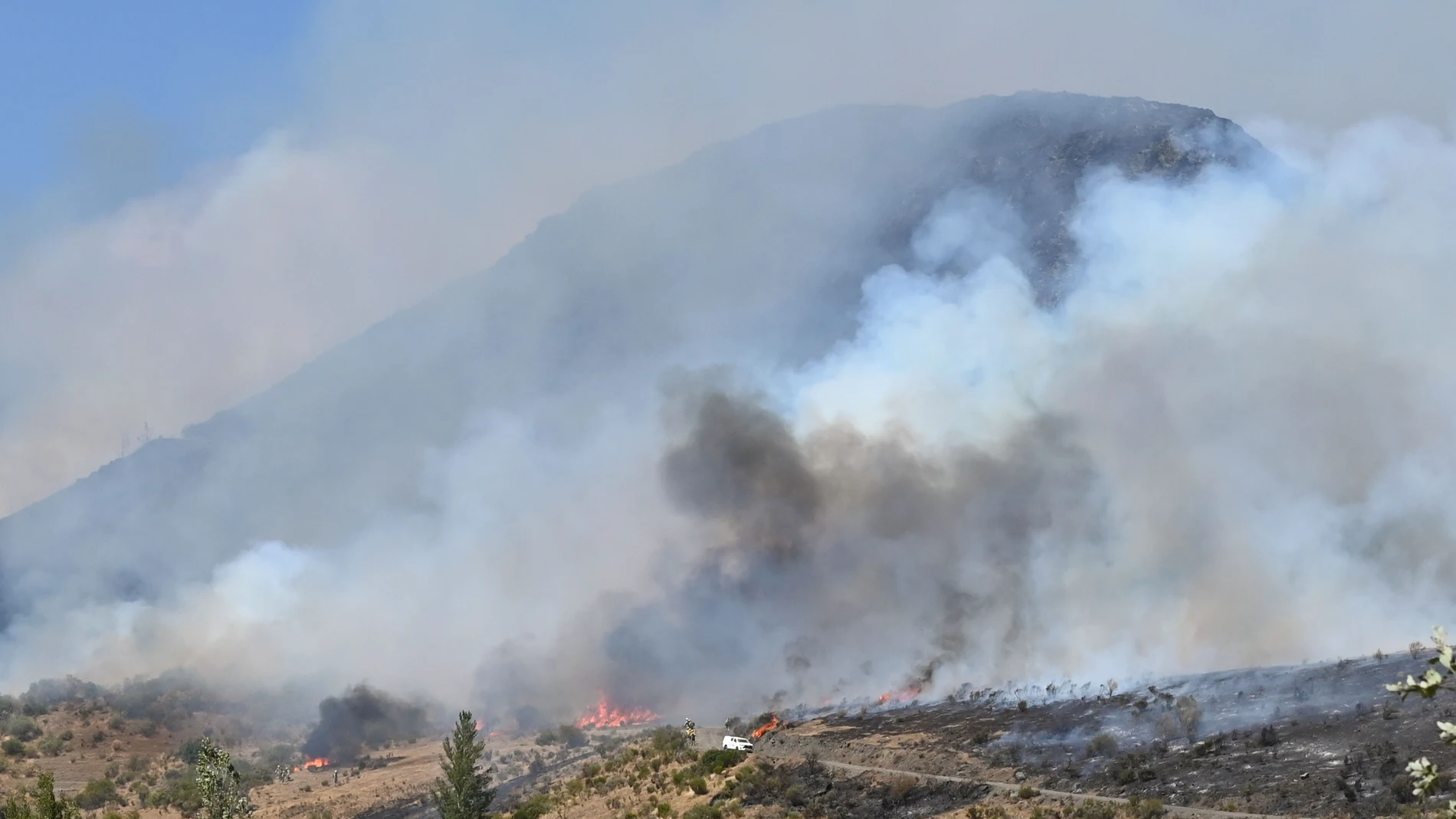 Imagen de uno de los incendios de este 2025 Imagen de uno de los incendios de este 2025