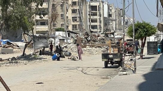 Im&aacute;genes de Gaza. 