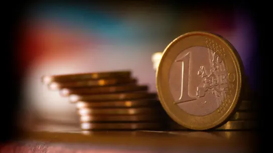 Imagen de archivo de un euro. Imagen de archivo de un euro.