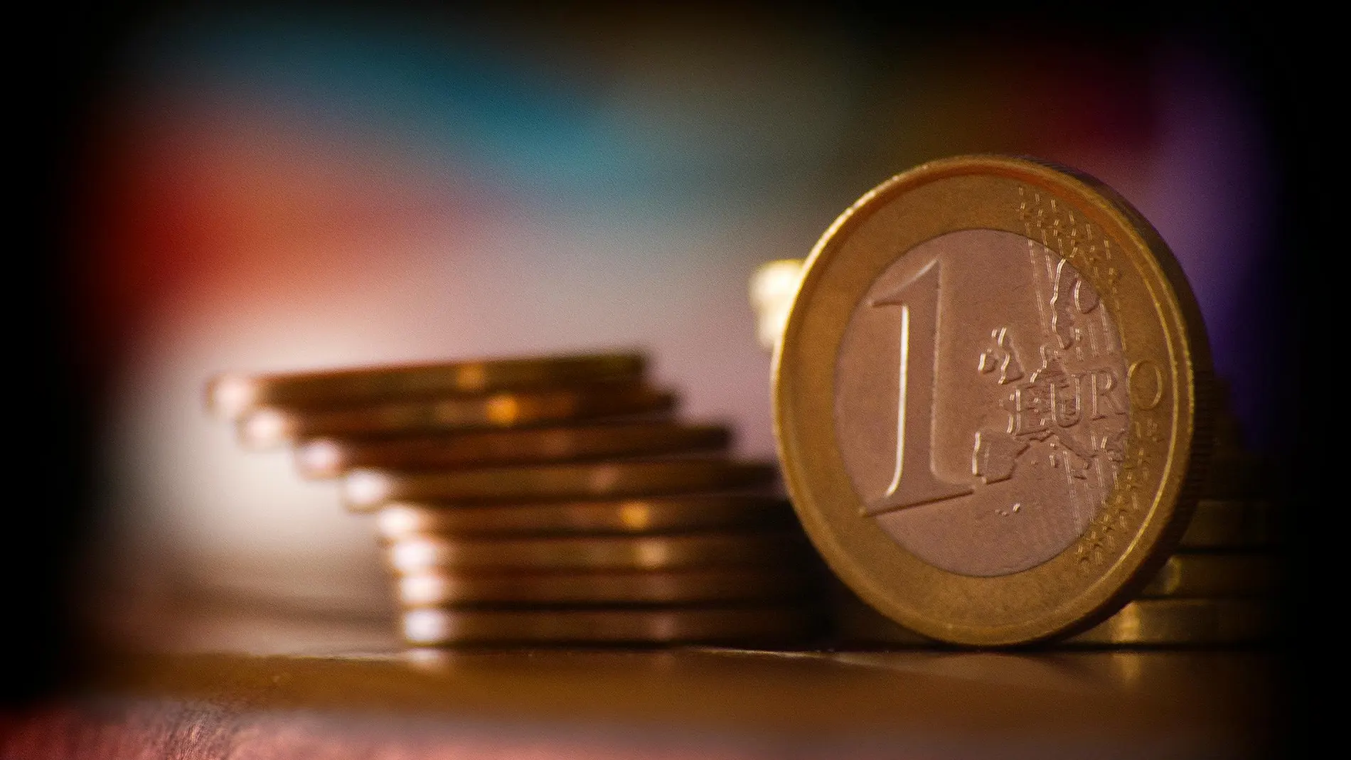 Imagen de archivo de un euro. Imagen de archivo de un euro.