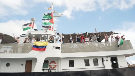 La Flotilla 'Global Sumud' que partía hacia Gaza regresa a Barcelona por el mal tiempo La Flotilla 'Global Sumud' que partía hacia Gaza regresa a Barcelona por el mal tiempo