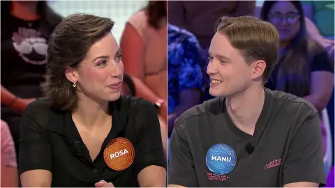 Manu y Rosa establecen el récord del duelo más longevo en la historia de Pasapalabra: “Una absoluta locura” Manu y Rosa establecen el récord del duelo más longevo en la historia de Pasapalabra: “Una absoluta locura”