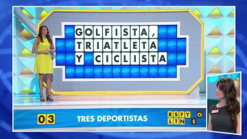 La ayuda final, clave para Yaiza: ¡se lleva 6.425 euros en La ruleta de la suerte!