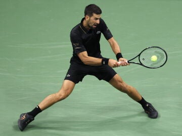 Djokovic durante el partido ante Struff en el US Open