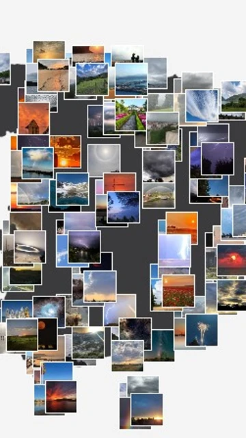 Mapa de las fotos de los espectadores