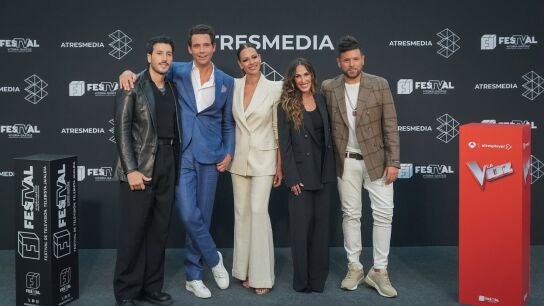 Antena 3 presenta en el FesTVal 'La Voz' con Mika, Mal&uacute;, Pablo L&oacute;pez y Sebastian Yatra como 'coaches'