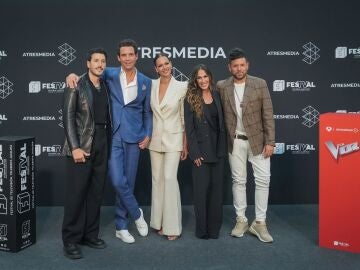 Antena 3 presenta en el FesTVal 'La Voz' con Mika, Mal&uacute;, Pablo L&oacute;pez y Sebastian Yatra como 'coaches'