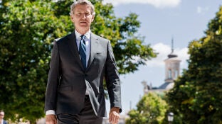 Alberto N&uacute;&ntilde;ez Feij&oacute;o tras la reuni&oacute;n en Aranjuez